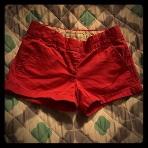 Red shorts